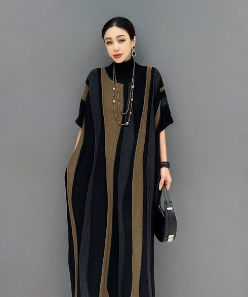 Wave Line Relax Long Dress